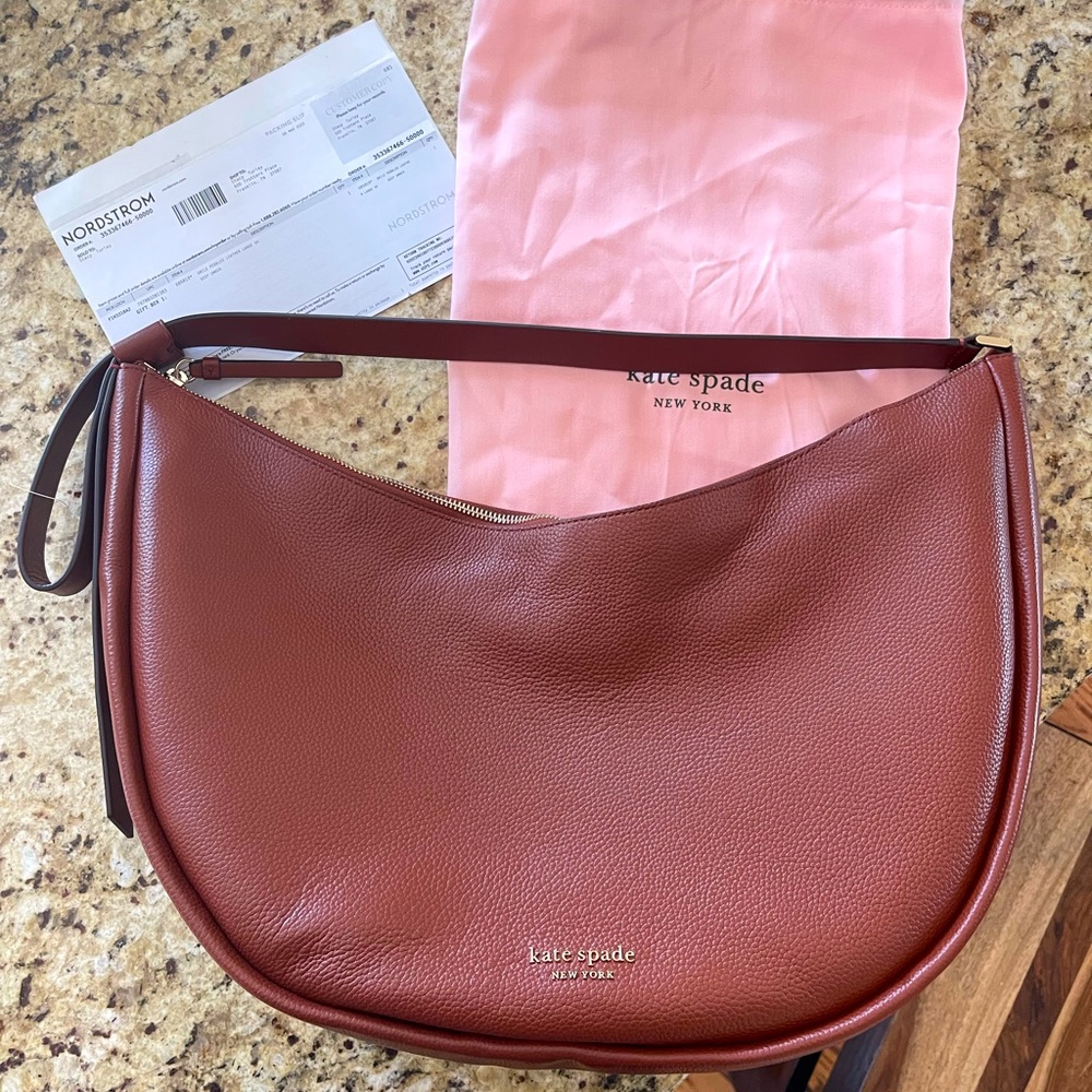 Brand New Kate Spade Pebbled Smile Bag.  Large Size.